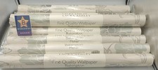 LAURA ASHLEY 5 rotoli carta da parati design mohair Babington stesso lotto