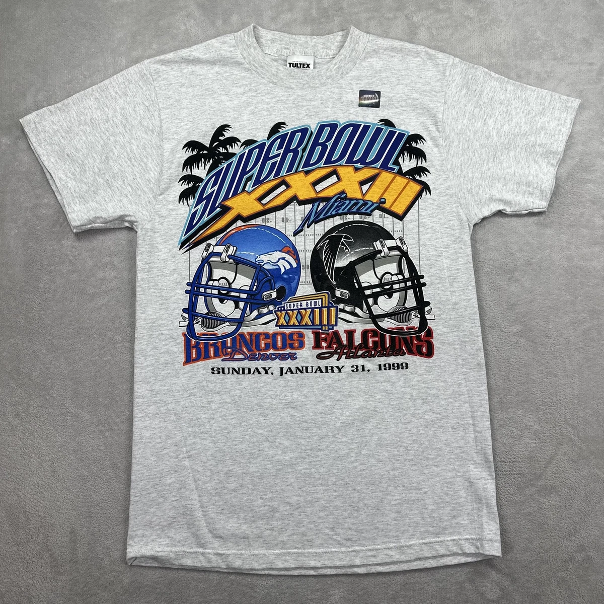 【ヴィンテージ 古着】NFL PP ブロンコス Tシャツ SB XXXIII Denver Broncos Super Bowl NFL Shirts for sale | eBay