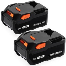 2 PACK For Ridgid 18V R840085 6.0Ah Lithium Ion Battery Rigid 18Volt R840087