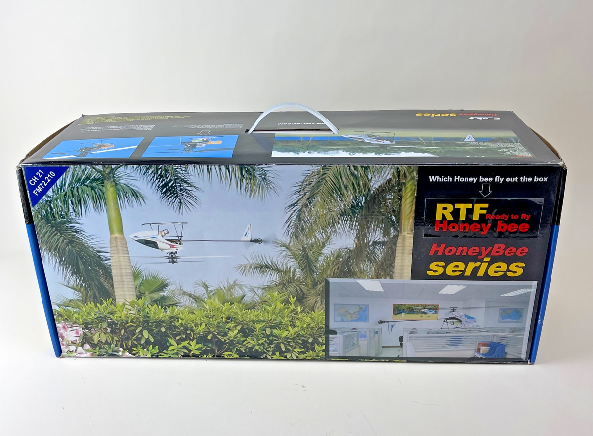 E Sky Honey Bee EK1H-E004 RC Helicopter RTF NIB Vintage 4CH w