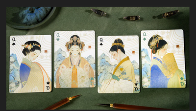 Thousand Mile Scroll Playing Cards - Gilded Ed. w/ Misprint Jokers