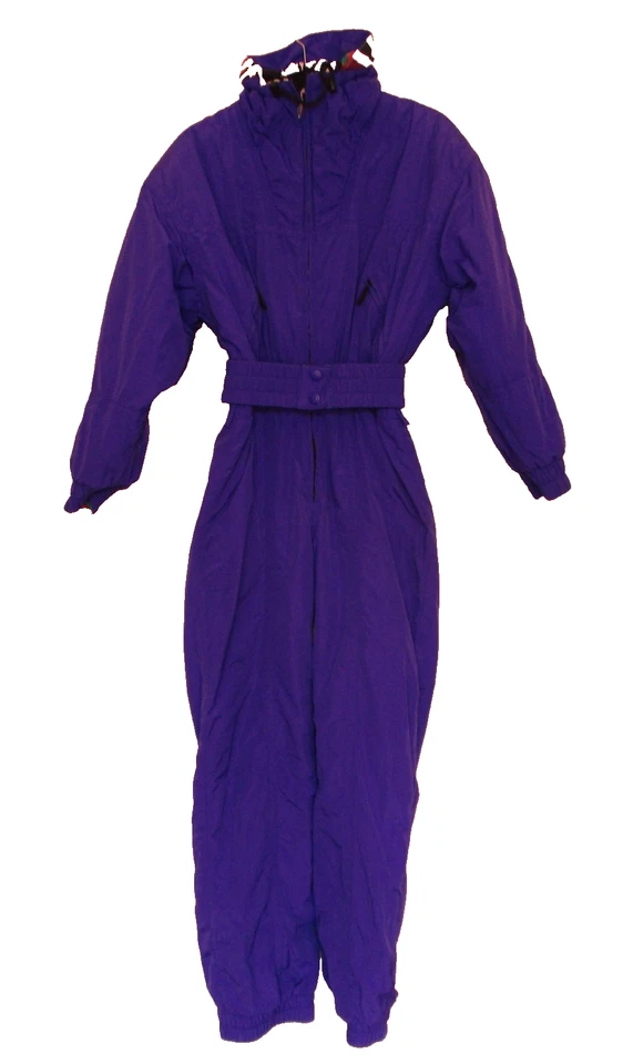 Traje de esquí reversible de una pieza retro Tyrolia para mujer talla 6 vintage Foto 3 de 4