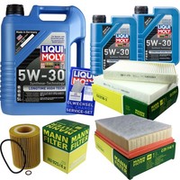 Mann Inspektionspaket 7L Liqui Moly Longtime 5W-30 FüR BMW 5Er E39 523I 520I