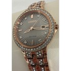 Citizen Eco-Drive Women's Silhouette Crystal Rose Gold Tone Watch EW2348-56A — photo 3