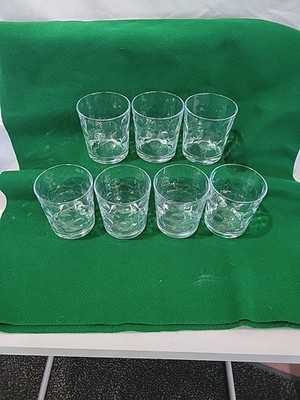 Rare Vintage Pasabahce Mirage Double OldFashioned Tumblers Set Of  7