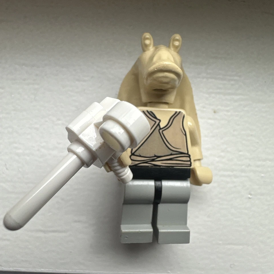 Lego Star Wars Minifiguras - Gungan Jar Binks 7115, 7121, sw0017 Con Arma Foto 2 de 3