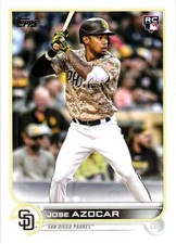 2022 Topps Update Series - Jose Azocar #US280 (RC)