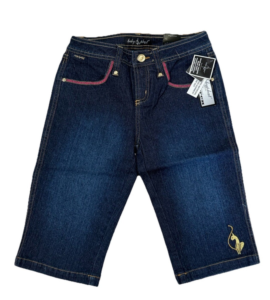 Baby Phat Denim Shorts Y2K Juniors Size 14 *NEW* | eBay