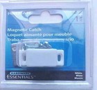 Wide Magnetic Cabinet Catch, White HILLMAN 852095