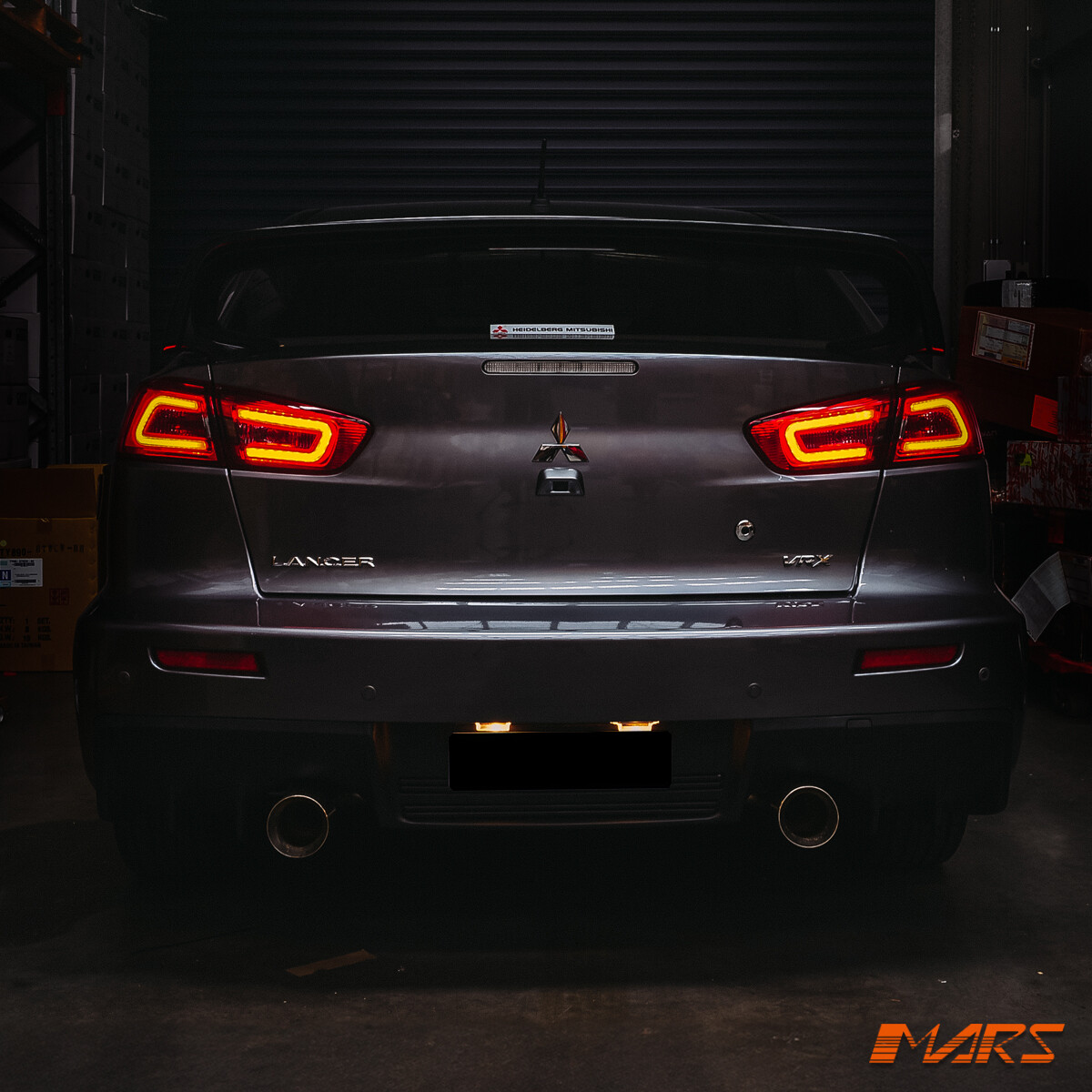 MARS Smoked Red 3D LED Tail Lights for MITSUBISHI LANCER CJ CF