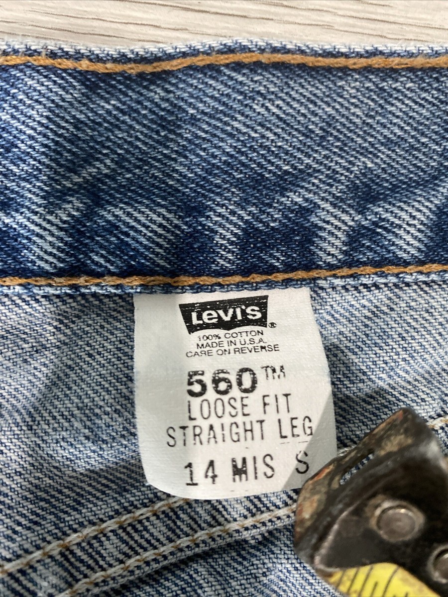 VTG Levis 560 Jeans Loose Fit Straight Leg USA MADE (see photos