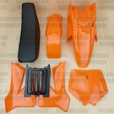 Plastics Set KTM SX50 Orange - Front Rear Fender Mudguard Seat Fairing SX 50