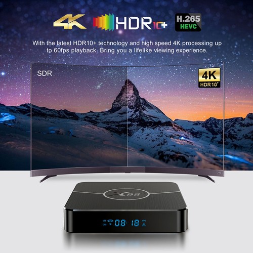 Smart TV BOX X98 Plus Android 11.0 Quad Core WIFI Network Media Player I9Q4 - Picture 15 of 45
