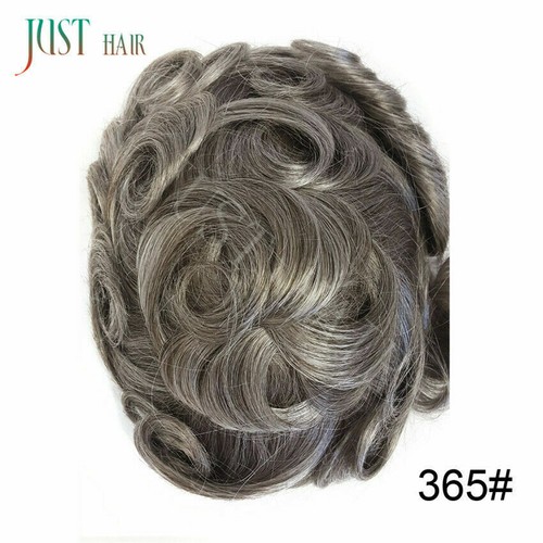 French Lace Front Bleached Men Toupee Hair Replacement System Poly Hairpiece Wig - Picture 48 of 80