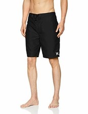 Hurley Men's One and Only Board Shorts, Black, 32