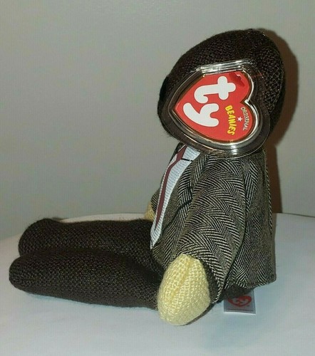 Ty Beanie Baby Set - MR. BEAN (Guard, T-Shirt, Jacket/Tie) UK EXCLUSIVES MWMT'S - Afbeelding 11 van 20