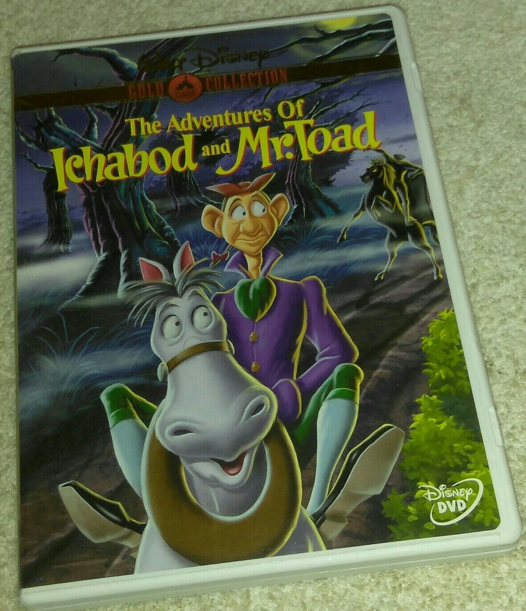 T.O.P　BOOK&DVD The Adventures of Ichabod and Mr. Toad Walt Disney DVD Disney oop