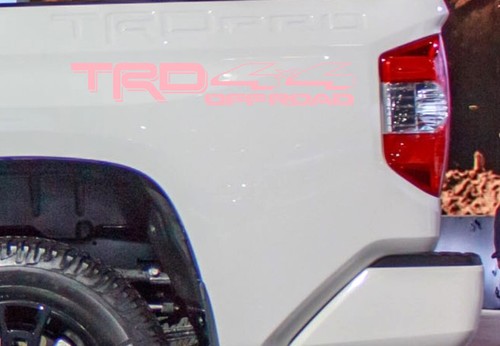 4X4 TRD Off Road Vinyl Decal for Toyota Tacoma Tundra Truck bedside 2 Decals - Foto 23 di 38