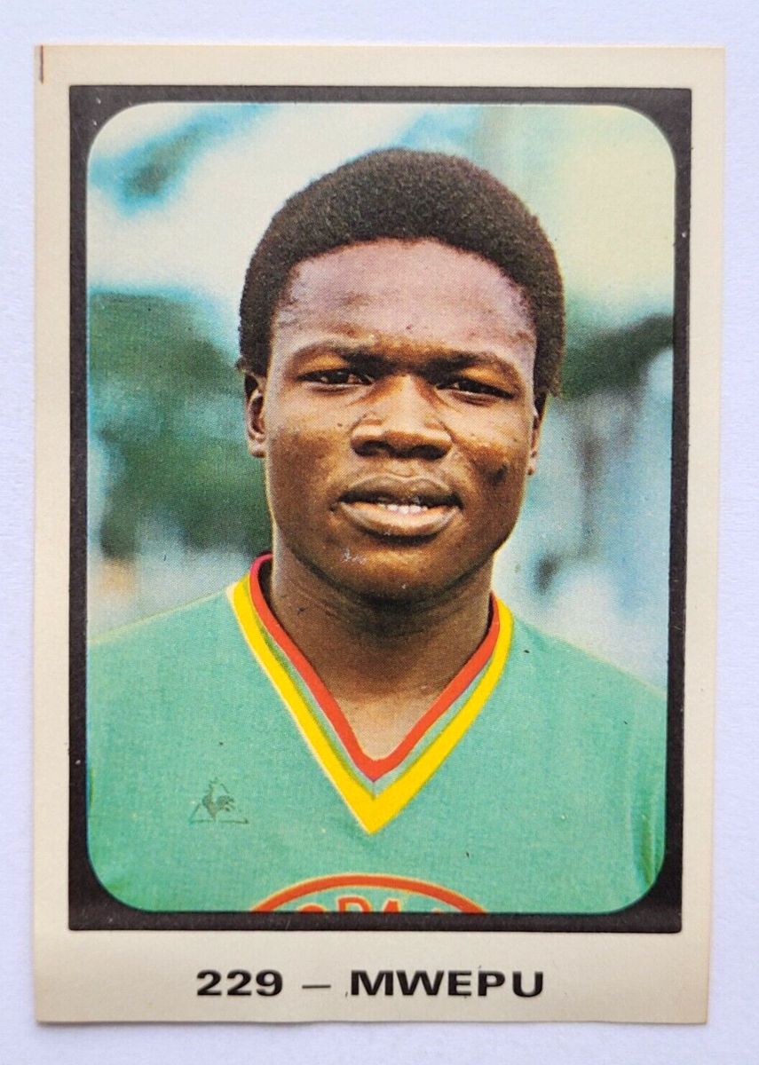 1974 EM Munich World Cup FIFA #229 LLUNGA MWEPU Zaire Soccer Cromo