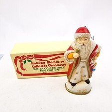 Vintage Holiday Memories Collector Ornaments Santa Collection 1895 Edition