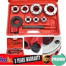 Ratchet Ratcheting Pipe Threader Kit 3/8" to 2" Dies and Portable Storage