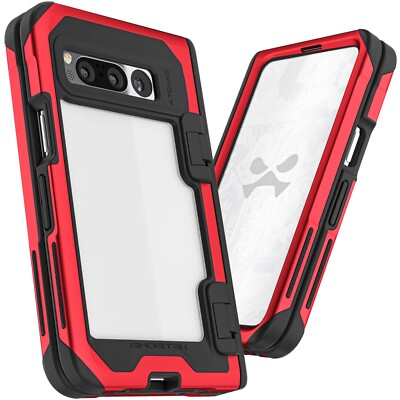 Ghostek ATOMIC slim Clear Metal Bumper Phone Case Designed for Google Pixel Fold