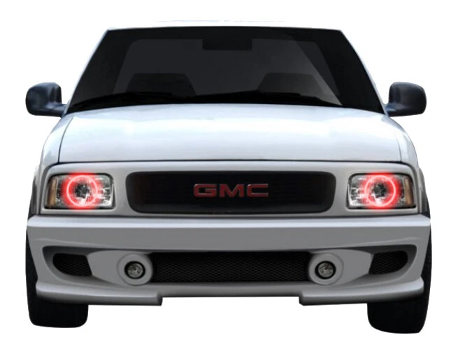 Kit de anillo halo LED cambiante multicolor RGB para faros GMC Sonoma 1994-1997 Foto 2 de 4