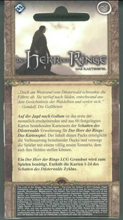 Der Herr Der Ringe - Das Kartenspiel Abenteuerpack - Auf der Jagd nach Gollum - Bild 2 von 2