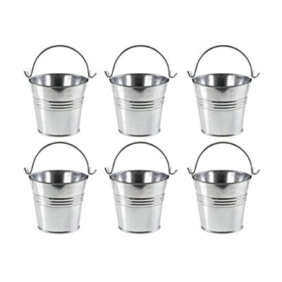 Garden Trading - Secchio Portatutto In Acciaio Verniciato - Manico In Legno - Stile Industriale