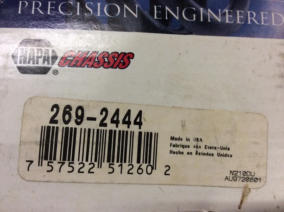 NUEVO NAPA 269-2444 Extremo de varilla de dirección exterior Foto 2 de 4