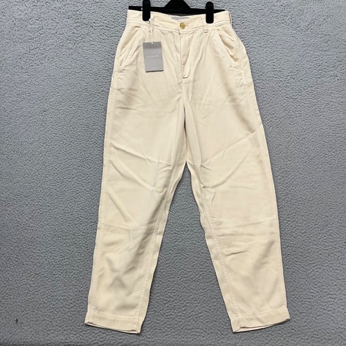 Everlane Hose Damen 0 Creme Hose Butterweich Chino Minimalistisch Nachhaltig