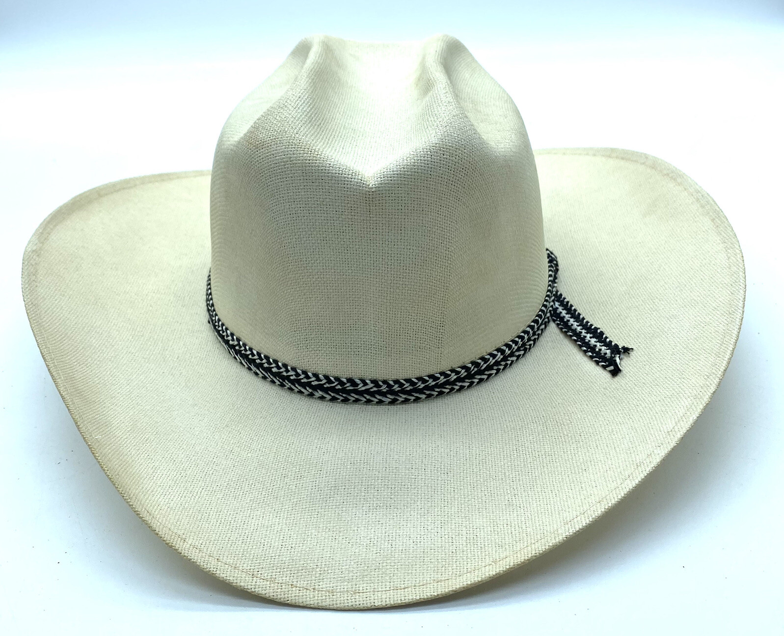 Vintage Rare Made In The USA DE PERE PARK Canvas Cowboy Hat Size 7