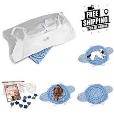 Eco-Friendly Pet Burial  Cremation Kit - Cotton Casket for All Pets, Small Size