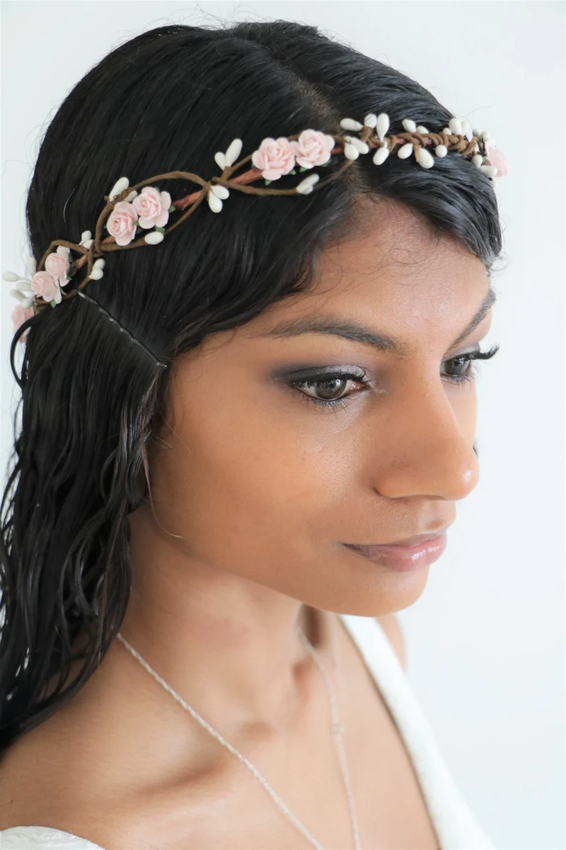 Wire flower headband sale