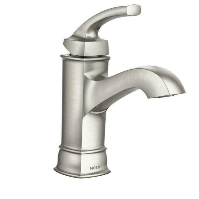 Moen Ws84414msrn Hensley Single Handle High Arc Bathroom Faucet