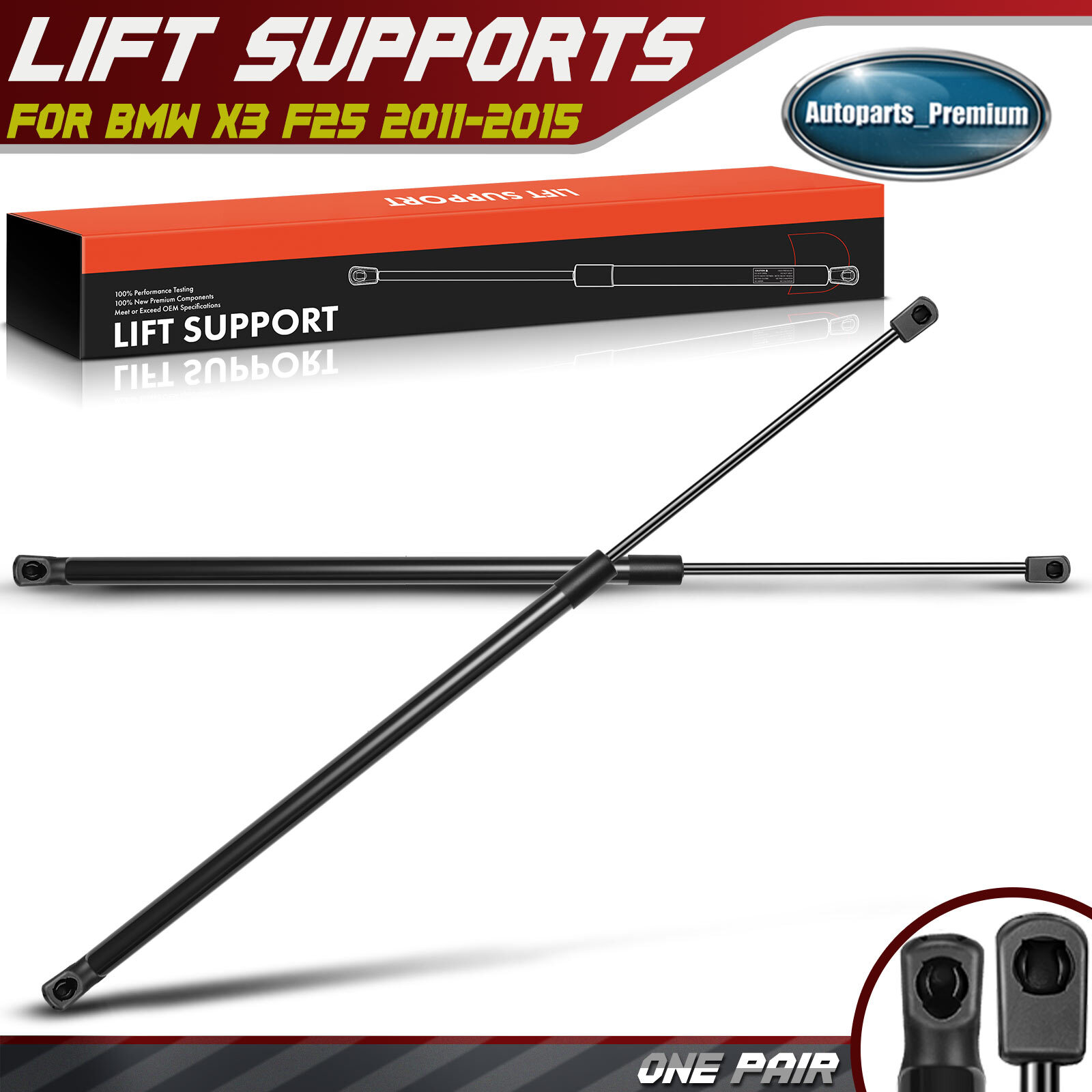 Rear Hatch Strut A-Premium Tailgate Rear Hatch Lift Supports Shock Struts  Replacement For Ford Edge 2007 2015 2 Pc Set Sg304084 6120 Ford Racing, image size:1600x1600
