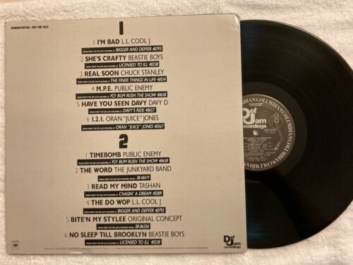 Def Jam Recordings 1986 Sampler Vinyl CAS-2715 1986 EX LL cool J Public Enemy - Picture 2 of 2