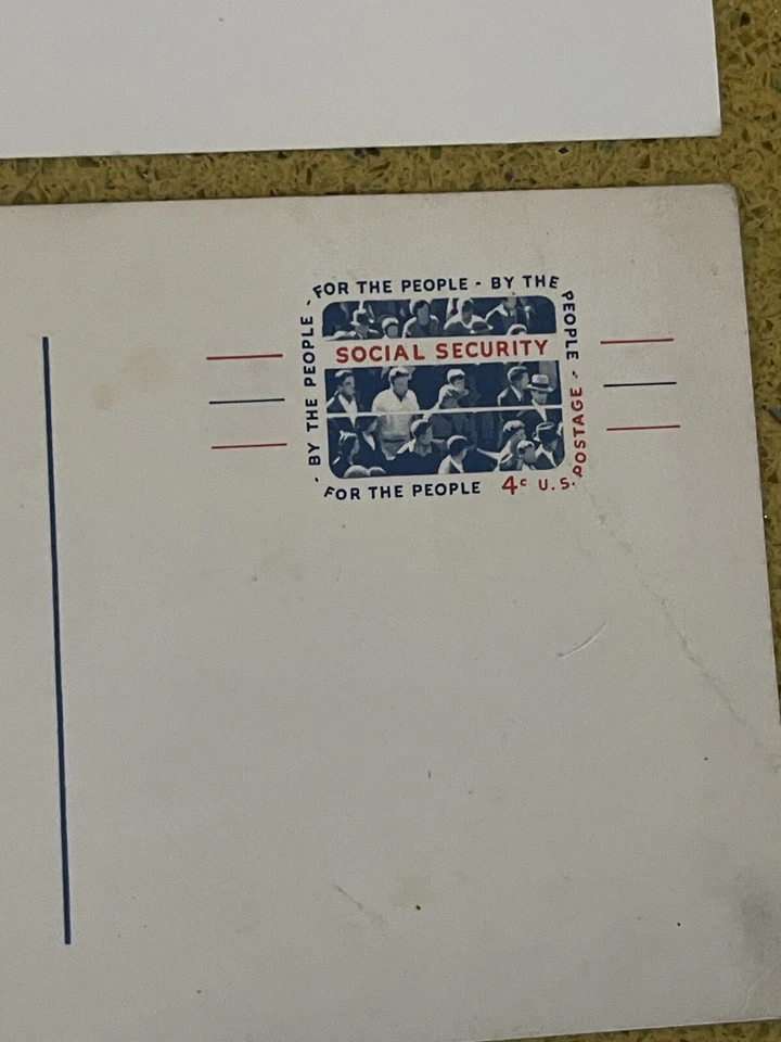 Vintage Mint Unused US UX27,UX48,UX50,UX51 Postage Cards, 1c,4c - Image 4 of 4