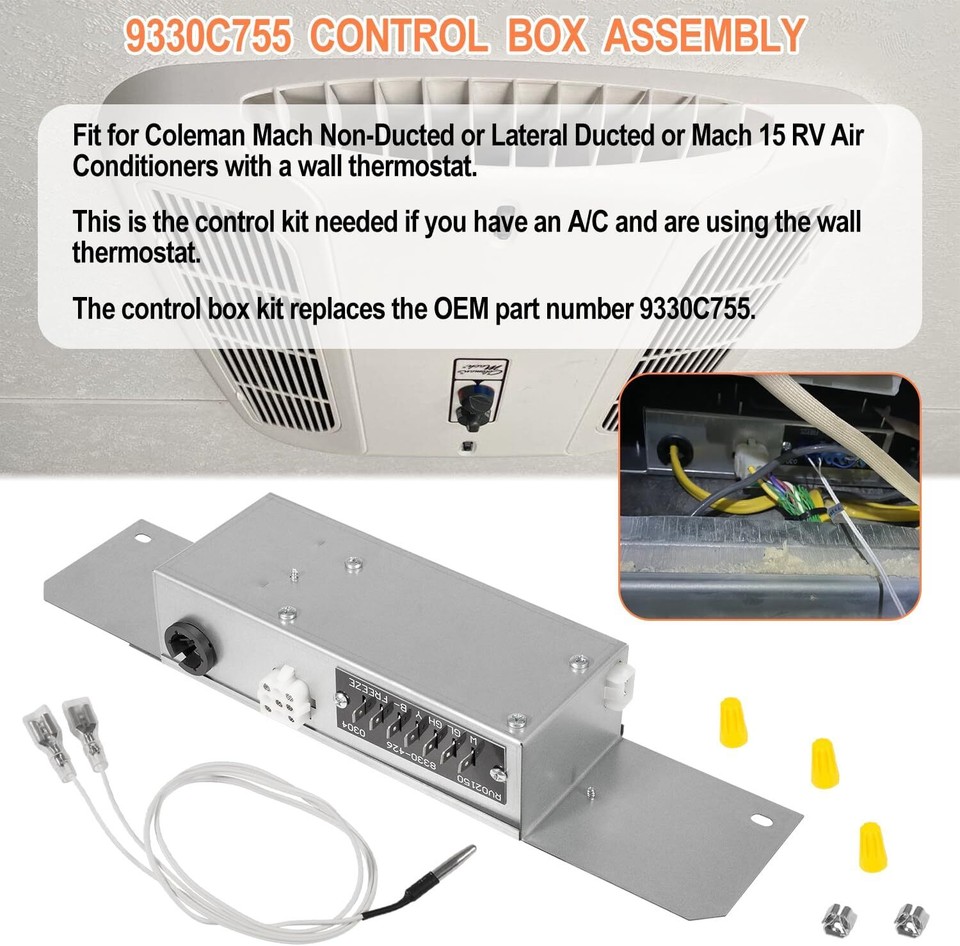 for Coleman Mach 15 RV Air Conditioner Heat Ready AC Control Box Kit ...