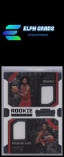 2019-20 Panini Contenders Coby White / Nassir Little Rookie Ticket Dual Swatches