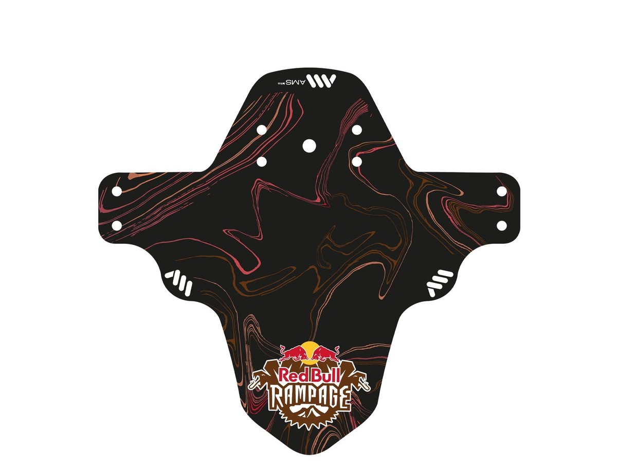 All Mountain Style Bicycle Front Mud Guard Red Bull Rampage Fits