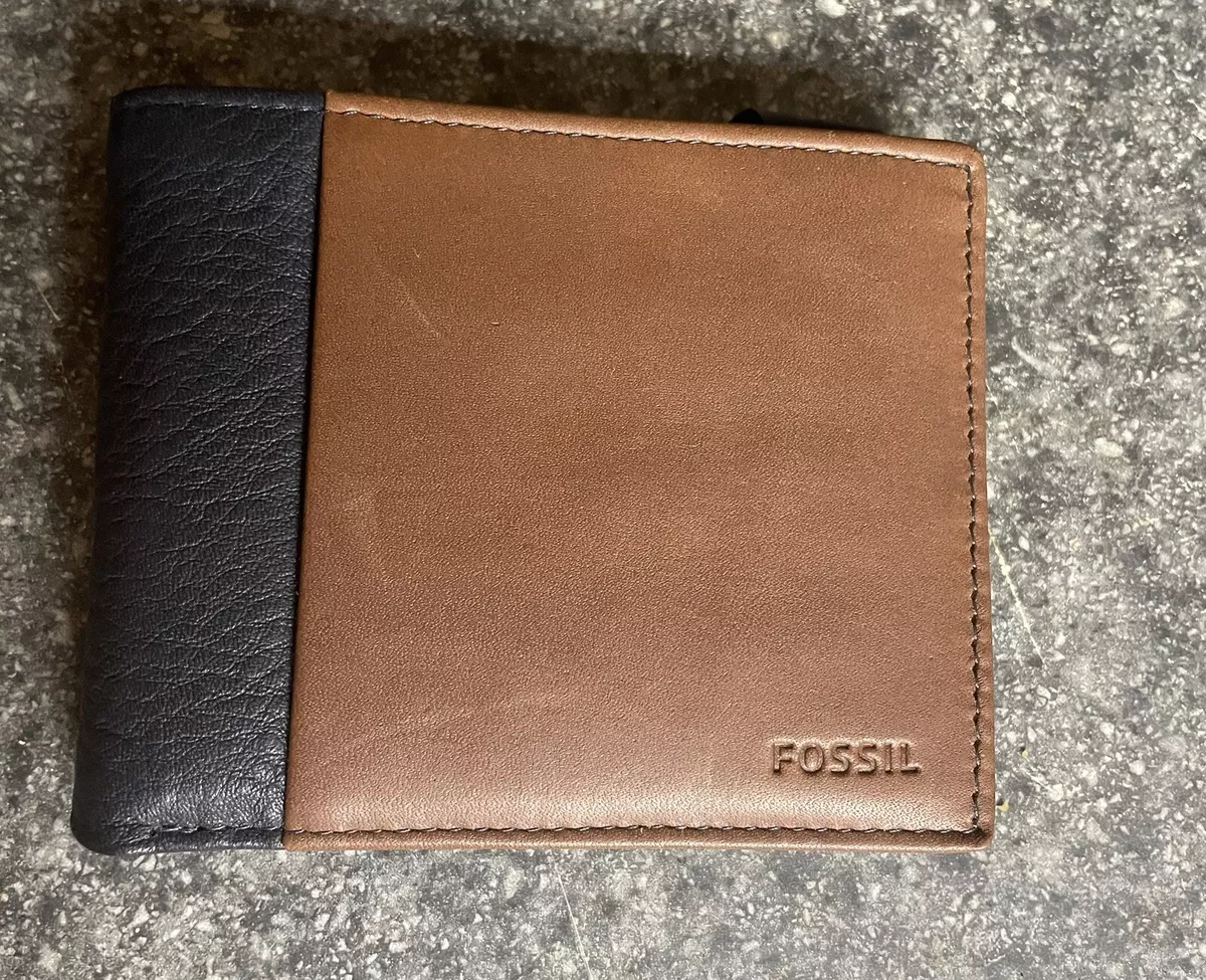 fossil wallet men trifold eBay