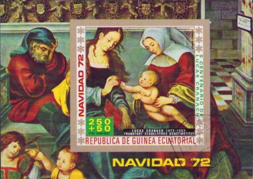 Rep. de Guinea Ecuatorial Block NAVIDAD 1972 - +sl-99 - Picture 1 of 1