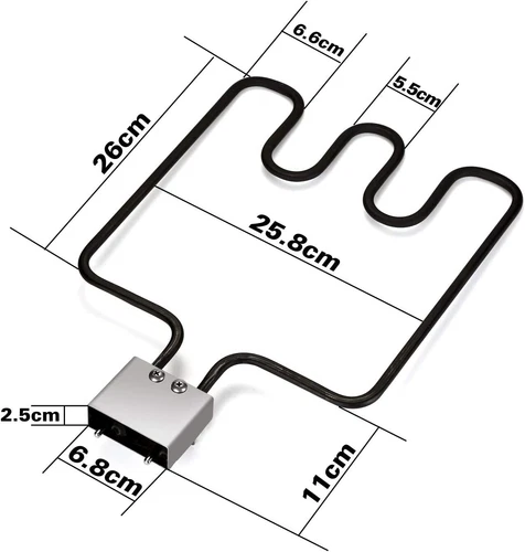 1500W Electric Smoker & Grill Heating Element Replacement Part w/Controller SAFE - Picture 4 of 8