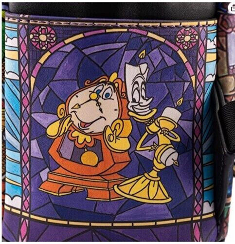 Disney Belle Castle Mini Backpack Beauty and the Beast Loungefly Rare - Picture 5 of 7