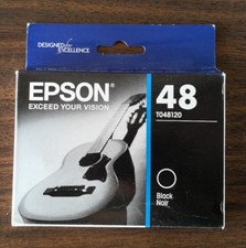 2014 NIB Genuine Epson 48 Black ink T0481 T048120 for R200 300 320 RX500 600 620