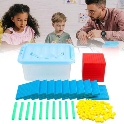 Tragen Sie Mathesteine vierter Ordnung Dezimal für Kinder P3T2