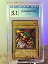 2002 Left Arm Of The Forbidden One- Legend Of Blue Eyes White Dragon LOB-123