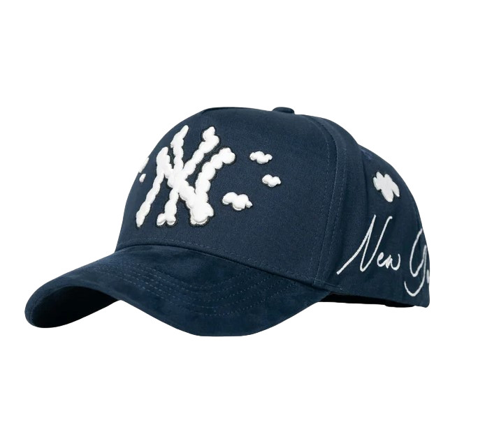 31 ШАПКА МУЖСКАЯ СИНЯЯ БЕЙСБОЛКА NYCLOUD NVY