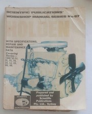 Scientific Publications No. 67  Holden Series FX 1948 - HR 1968  Workshop Manual